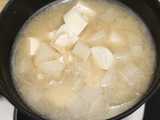 daikon tofu miso soup