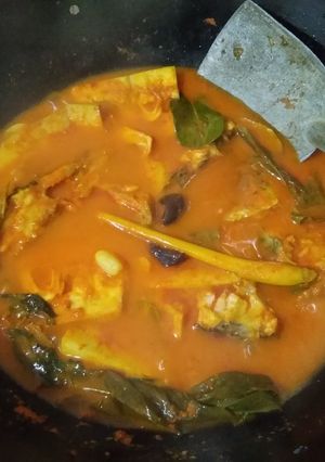 Foto resep Asam pedas ikan nila nangka muda