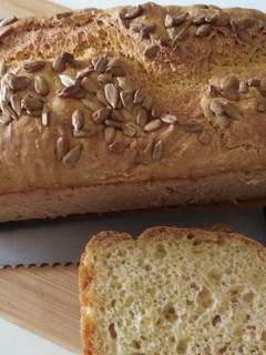 Una foto de Pan de molde casero