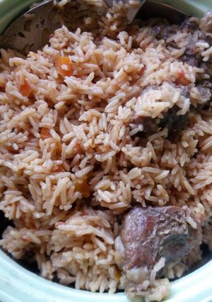 A picture of Whole spice pilau.