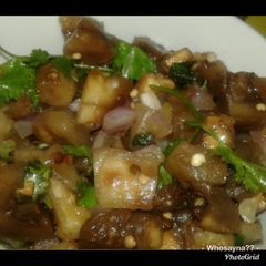 A picture of Whosayna’s Baingan ka Bhharta.