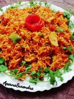 टोमेटो पुलाव (tomato pulao recipe in Hindi) रेसिपी मुख्य फोटो