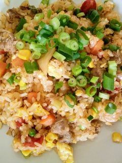 泡菜豬肉炒飯 的食譜成品照片