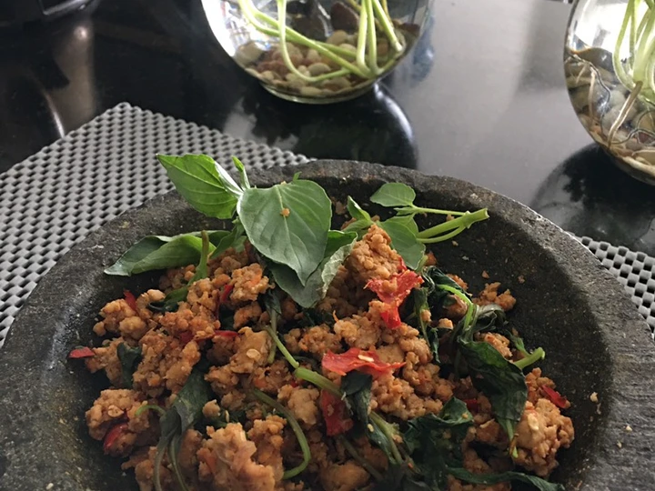 Cara Gampang Membikin Resep Sambal oncom kemangi yang Bikin Ngiler Anti Ribet, Mantap