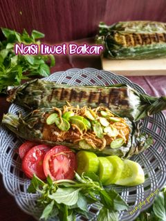 Foto resep Nasi Liwet Bakar (isi teri sambal Pete)