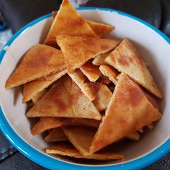 A picture of Keto Tortilla Chips.