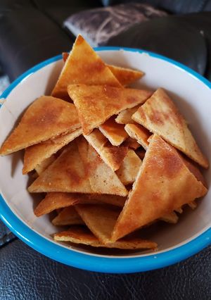 A picture of Keto Tortilla Chips.