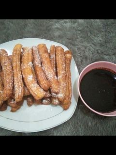 Foto resep Churros Saus Coklat (Anti Gagal)