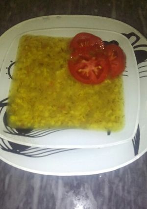 عکسی از دستور سوپ برنج و سبزیجات