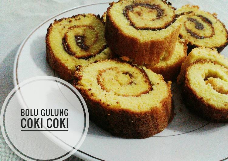 Bolu Gulung Coki Coki (pakai Happy Call)