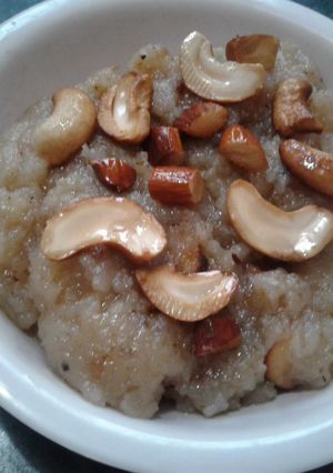 A picture of Bread halwa.