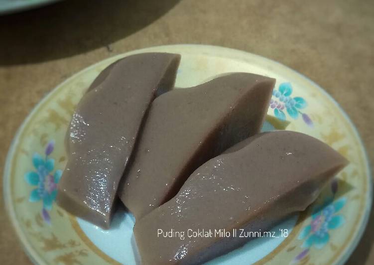 Puding Coklat Milo