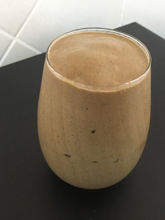 A picture of Chocolate Peanut Butter Green Smoothie.