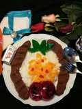 Iranian Chelo Kabab Koobideh or Jello Kabab Koobideh!? (fun with Jello)