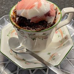 A picture of Mug Nutella Brownie:.