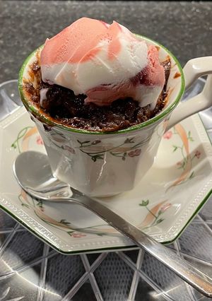 A picture of Mug Nutella Brownie:.