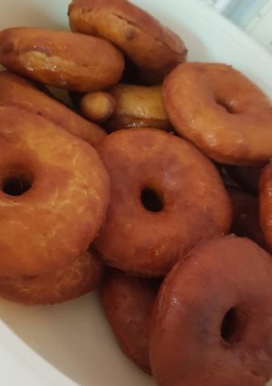 صورة لوصفة دونات بالشيره