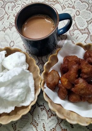 A picture of Sago flour and water chestnut pakore.