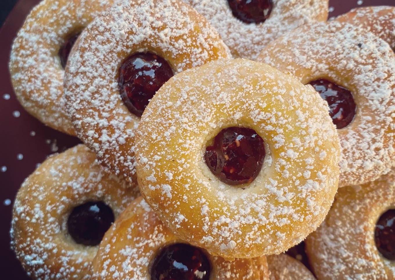 Biscuits de Noël.. Linzer à la framboise