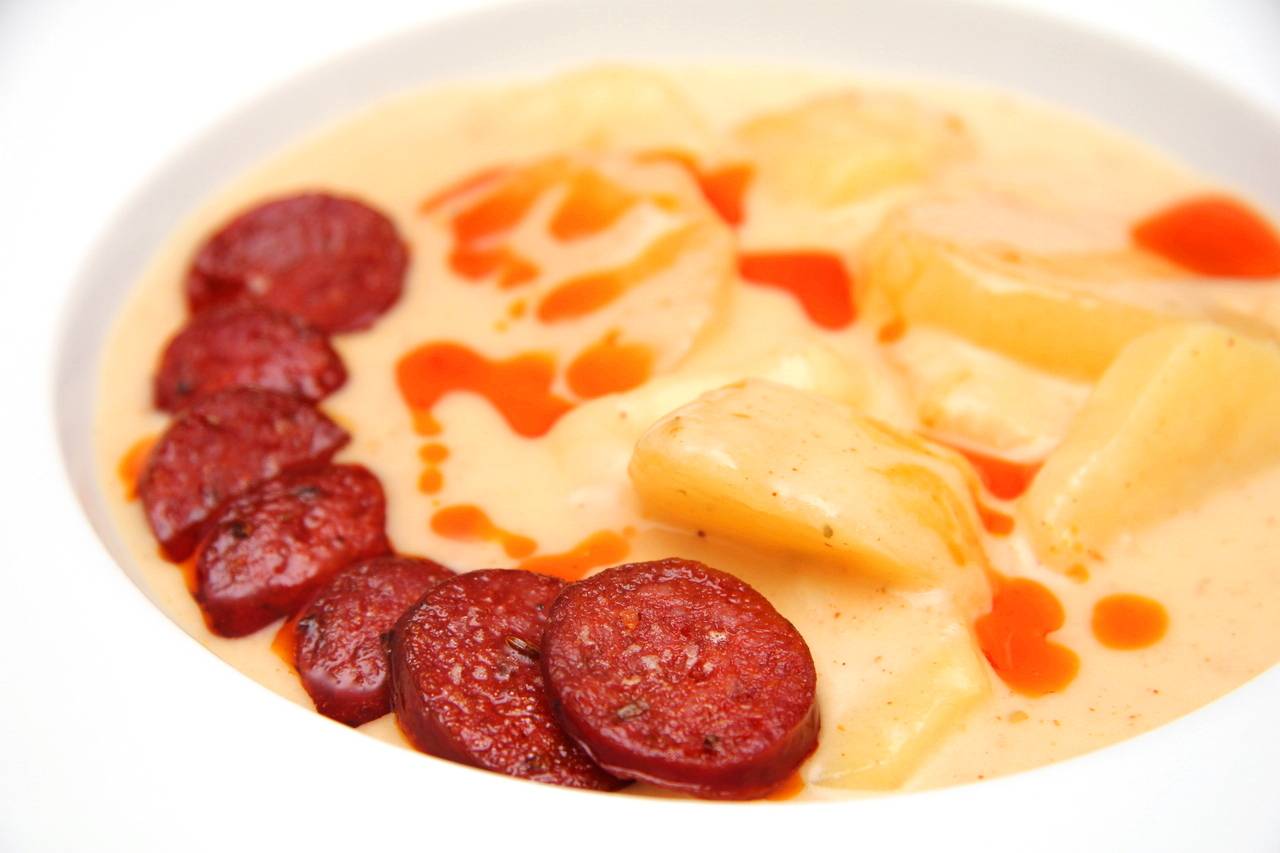 Krumplifőzelék recept recept fotó