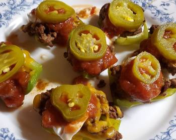 Best Recipe Cheesy Bell Pepper Nachos Most Delicious