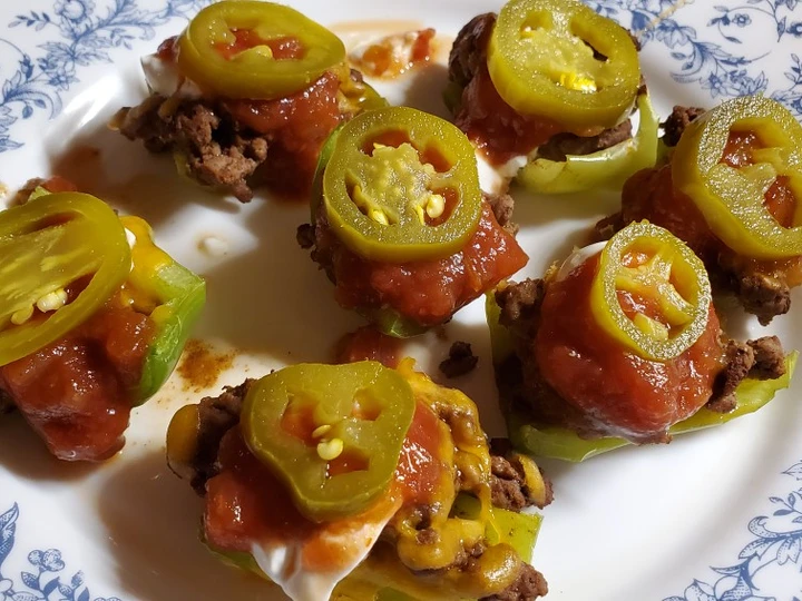 Easy Steps to Prepare Recipes Cheesy Bell Pepper Nachos the So Delicious Really Delicious.