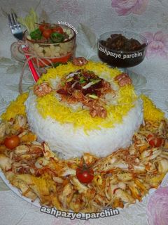 عکسی از دستور پلو بحرینی 🌸