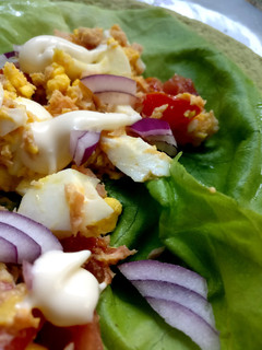 Tonhalas tortilla recept fotója