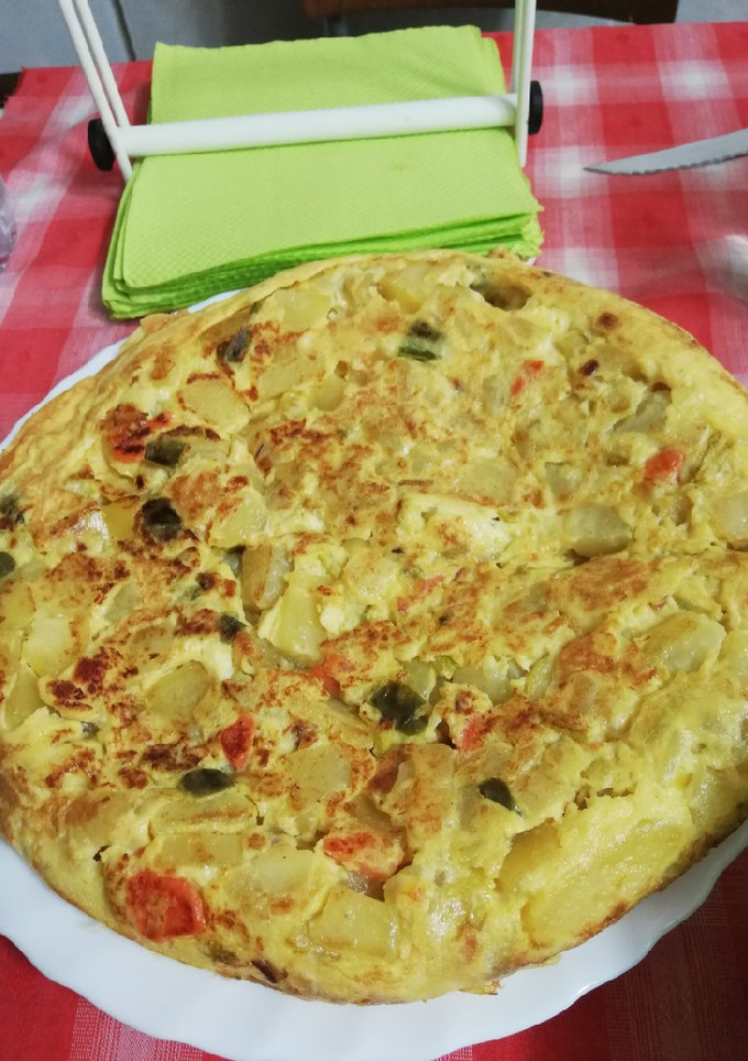 Una foto de Tortilla de verduras 🥗