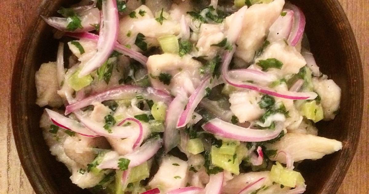 Ceviche De Reineta Receta De Angélica - Cookpad