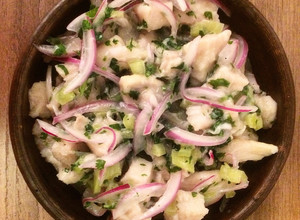 Una foto de Ceviche de reineta
