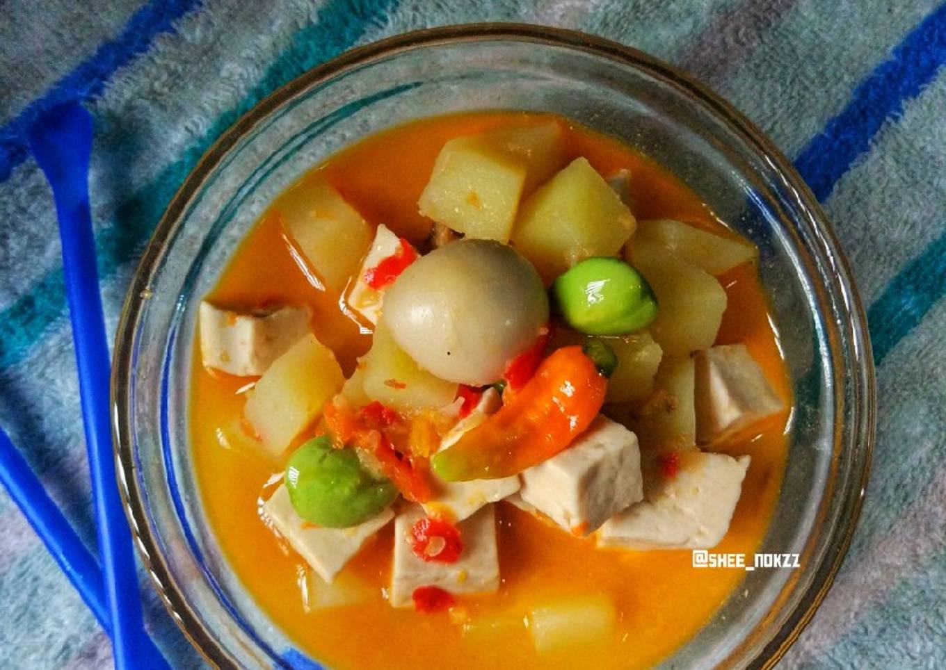 Sambal goreng kentang kuah santan