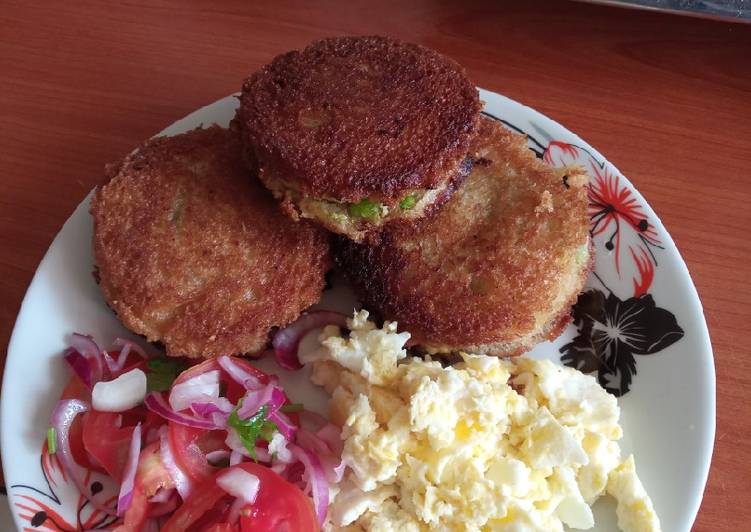 Simple Way to Make Speedy Deep fried stuffed bread #breakfastcontest#