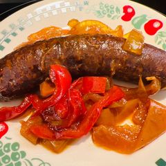 A picture of Crockpot Bbq ~ Beer 🍺 Bratwurst 🌭.