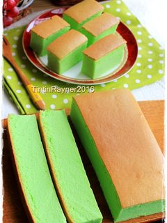 Foto resep Ogura Cake Pandan Super soft moist recomended