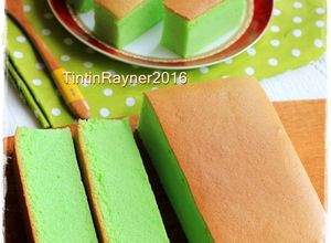 Foto resep Ogura Cake Pandan Super soft moist recomended