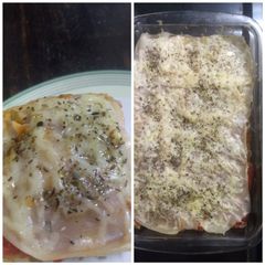 A picture of Pav bhaji lasagna.