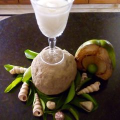 A picture of Fresh coconut punch.