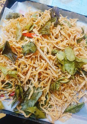 Hình của món Khô gà.