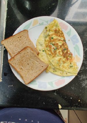 A picture of Vegetable & Cheese Omelette.