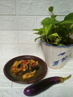Foto resep Tuung Timbung Bumbu Bali (Terong Bumbu Bali)