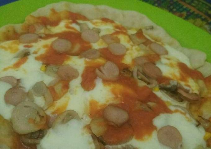 Pizza teflon bergizi foto resep utama