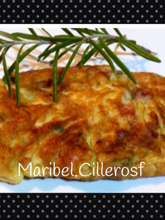 Una foto de Tortilla francesa con chorizo