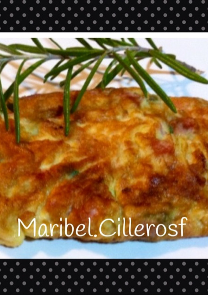 Una foto de Tortilla francesa con chorizo