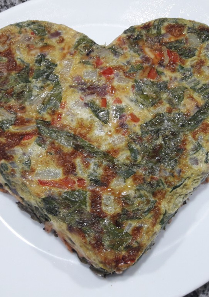 Una foto de Tarta sin harina de acelga