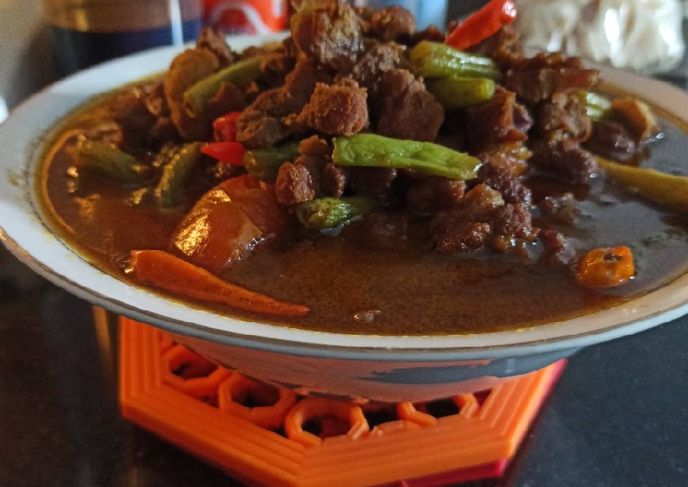 Tongseng daging tanpa santan