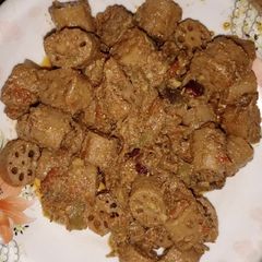 A picture of Lotus root (khati beh).