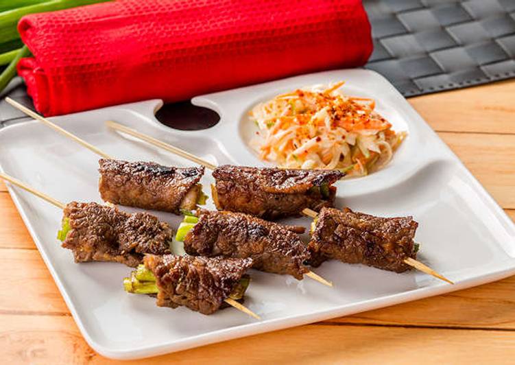 Cara Bikin Sate Daging Sukiyaki yang Enak Banget