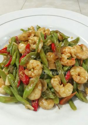 Foto resep Udang buncis saos Tiram