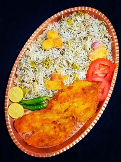 عکسی از دستور ماهی سرخ شده
